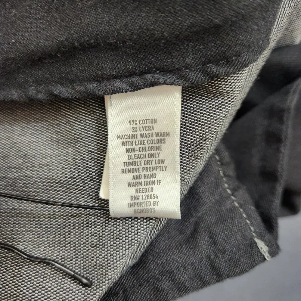 Bonobos Men 35X34 (37X33) Gray Weekday Warrior Friday Straight Leg Dress Pants